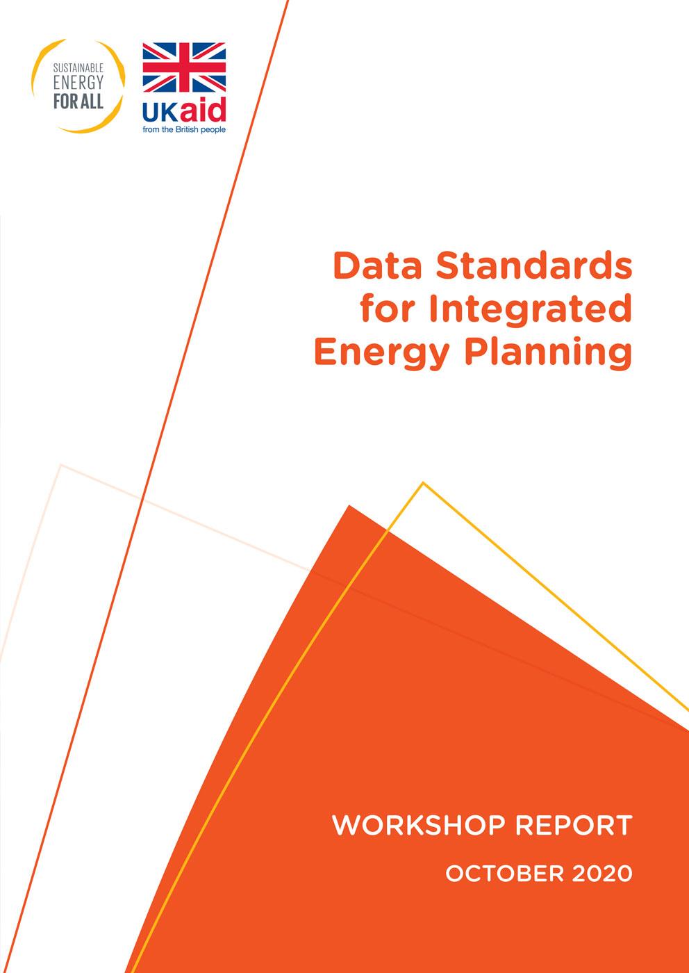 Data Standards for Integrated Energy Planning Sustainable Energy for All